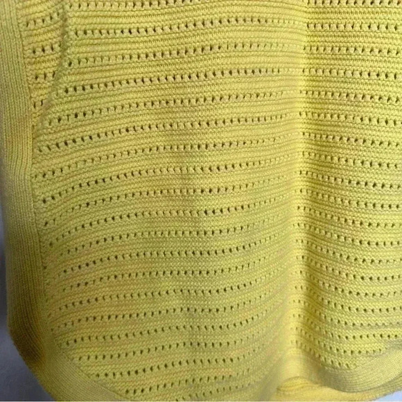 Reitman’s Knitted  Sweater Boat Neck 3/4 Length Sleeves Yellow Size Extra Small - Picture 13 of 16